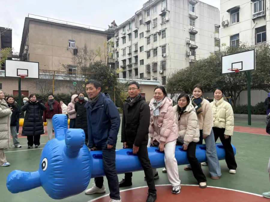 合肥双岗小学教师运动会趣味竞技迎新年